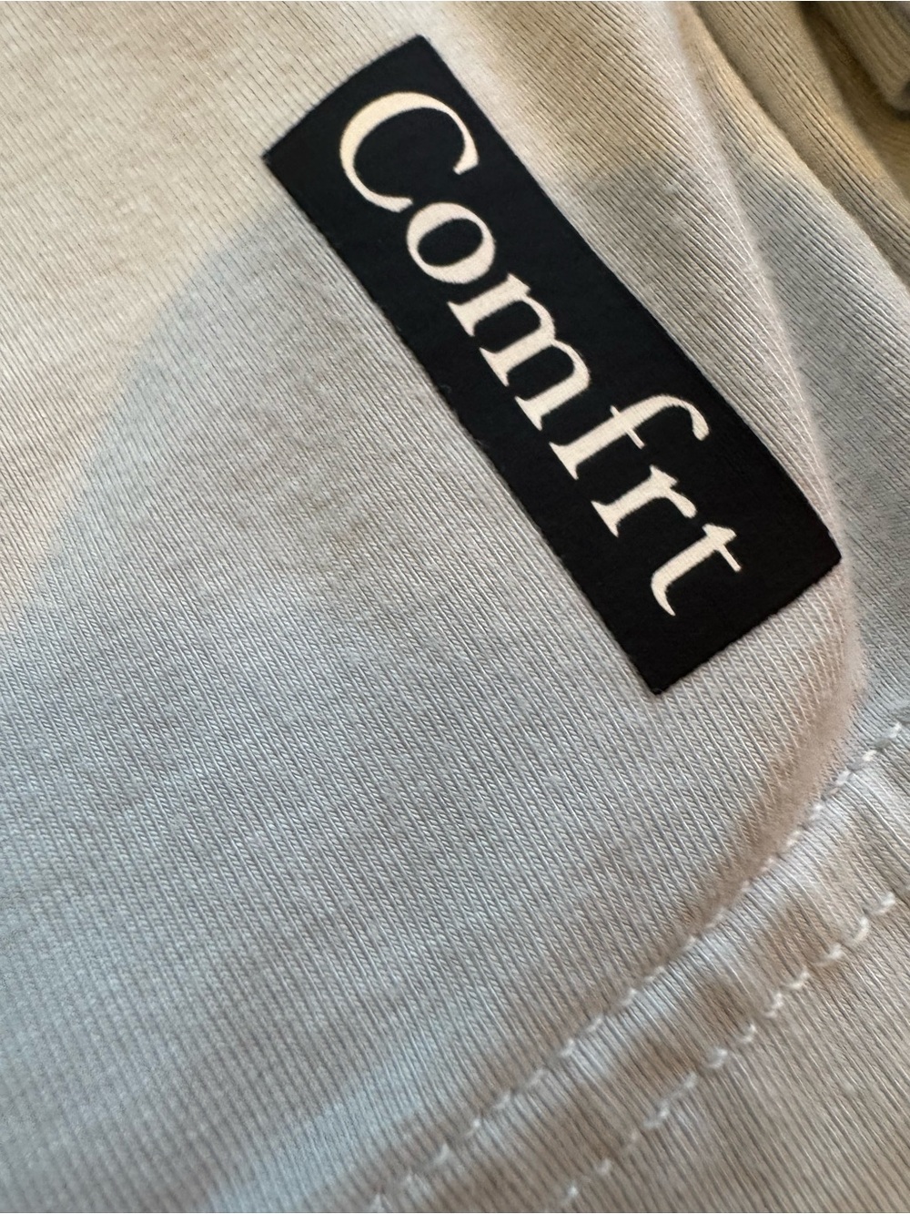 Comfrt Pale Blue Loungewear Set - Tee & Drawstring Shorts - Picture 2 of 6